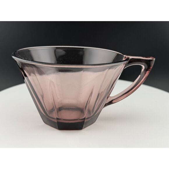 Hazel Atlas Amethyst Coffee Cup - Picture 5 of 8
